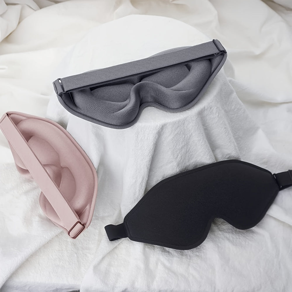 Ultra-komfortabel 3D-søvnmaske med konturer