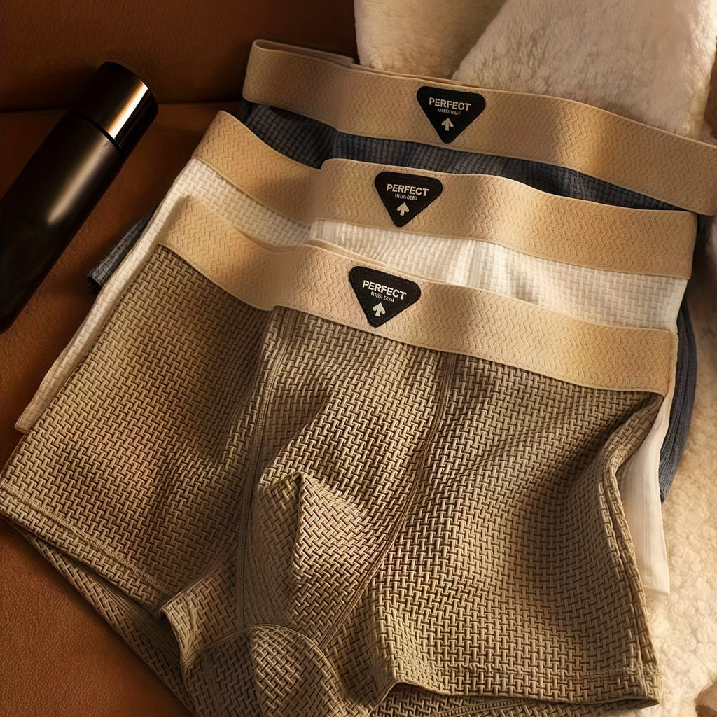 Bambus boksershorts til mænd – Blød, åndbar og strækbar pasform