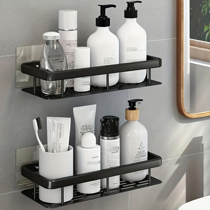 Opbevaringshylde til Shampoo & Sæbe – Moderne Design uden Skruer