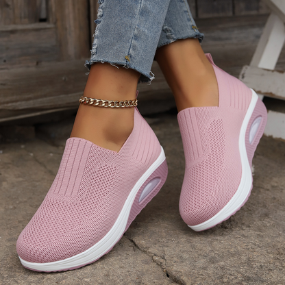 Dame Slip On Støttende Hævede Sneakers