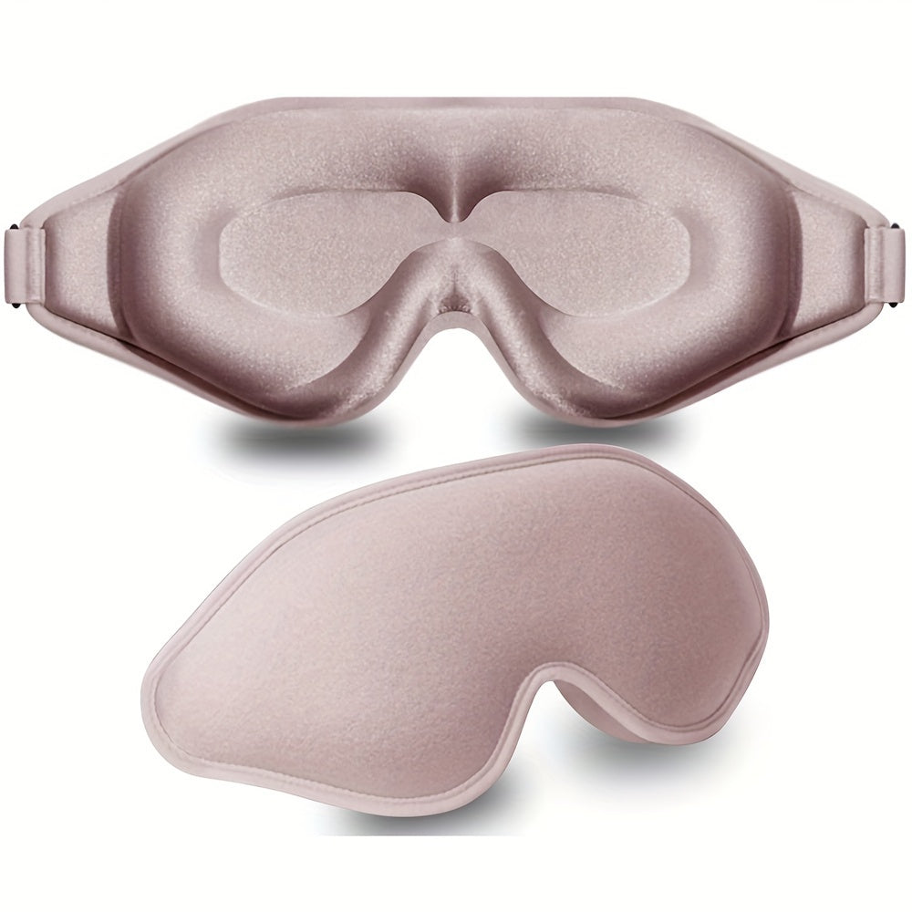 Ultra-komfortabel 3D-søvnmaske med konturer