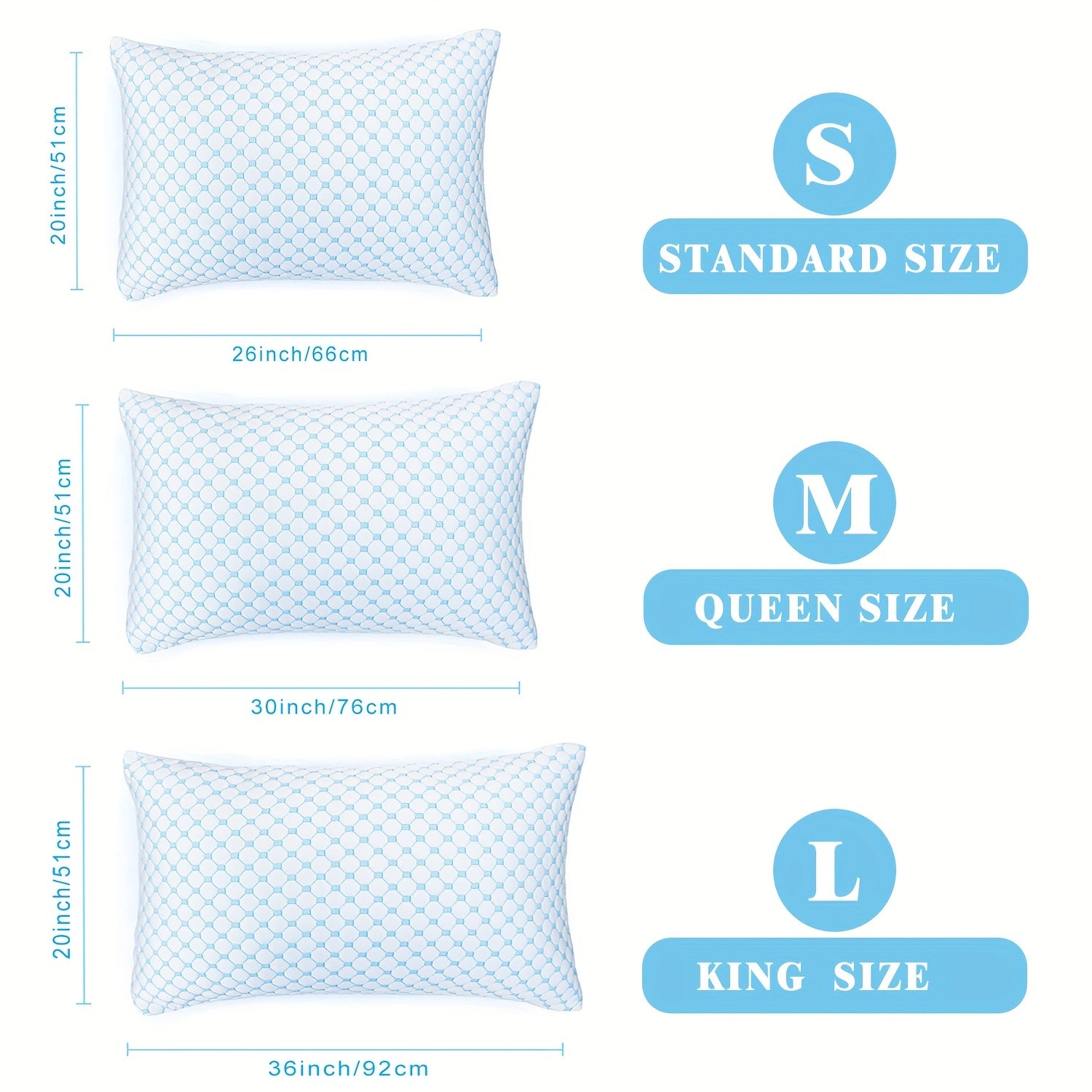 Kølepude med Memory Foam og Gel – Ergonomisk og Åndbar Komfort