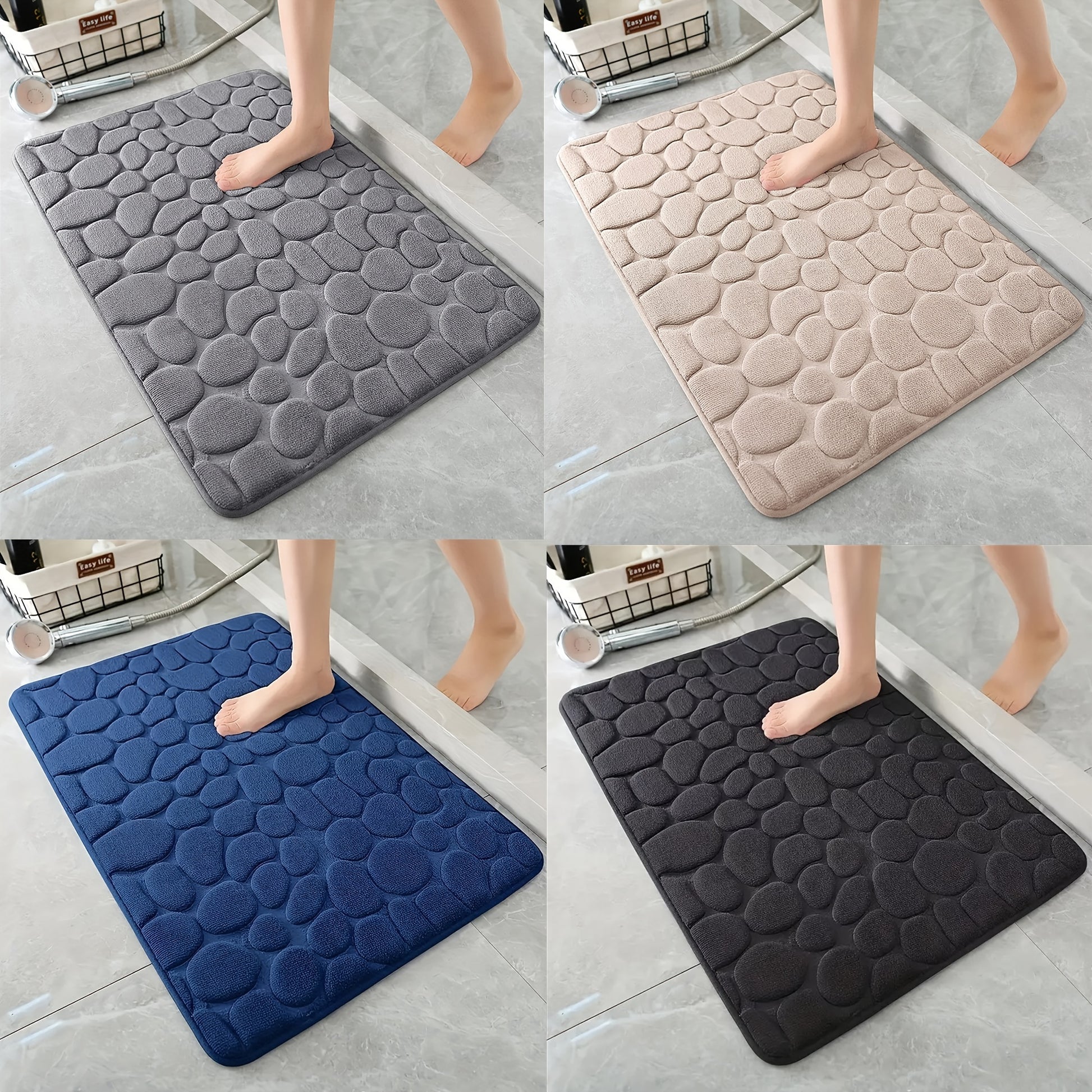 Memory Foam Badeværelsestæppe – Ultra Absorberende og Komfortabel