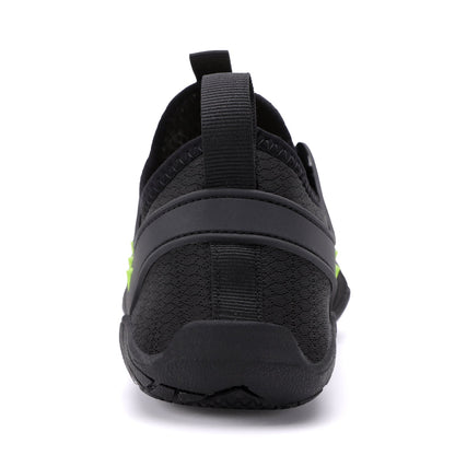 Barfodssneakers til mænd – åndbare snøresko med zero-drop sål