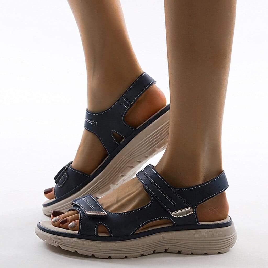 Kvinders Ortopædiske Velcro Sandaler - Komfortabel Holdbar støtte