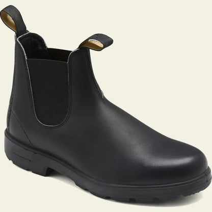 Mænds Læder Chelsea Støvler - Skridsikker Gummisal - Slip-On Komfort