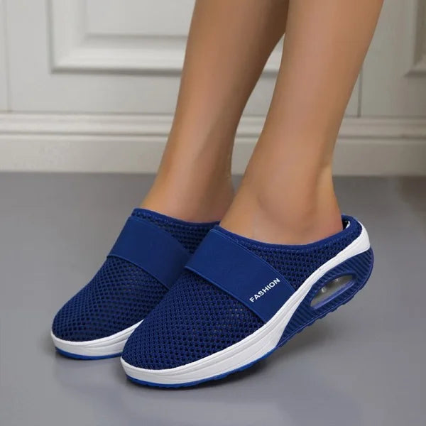 Kvinders Polstrede Fleksible Kile Slip-on sko