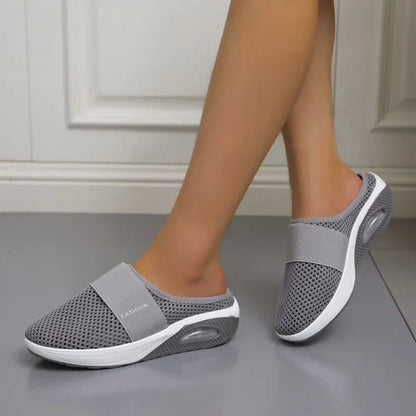 Kvinders Polstrede Fleksible Kile Slip-on sko