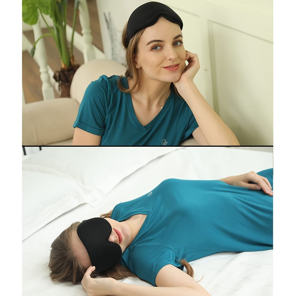 Ultra-komfortabel 3D-søvnmaske med konturer