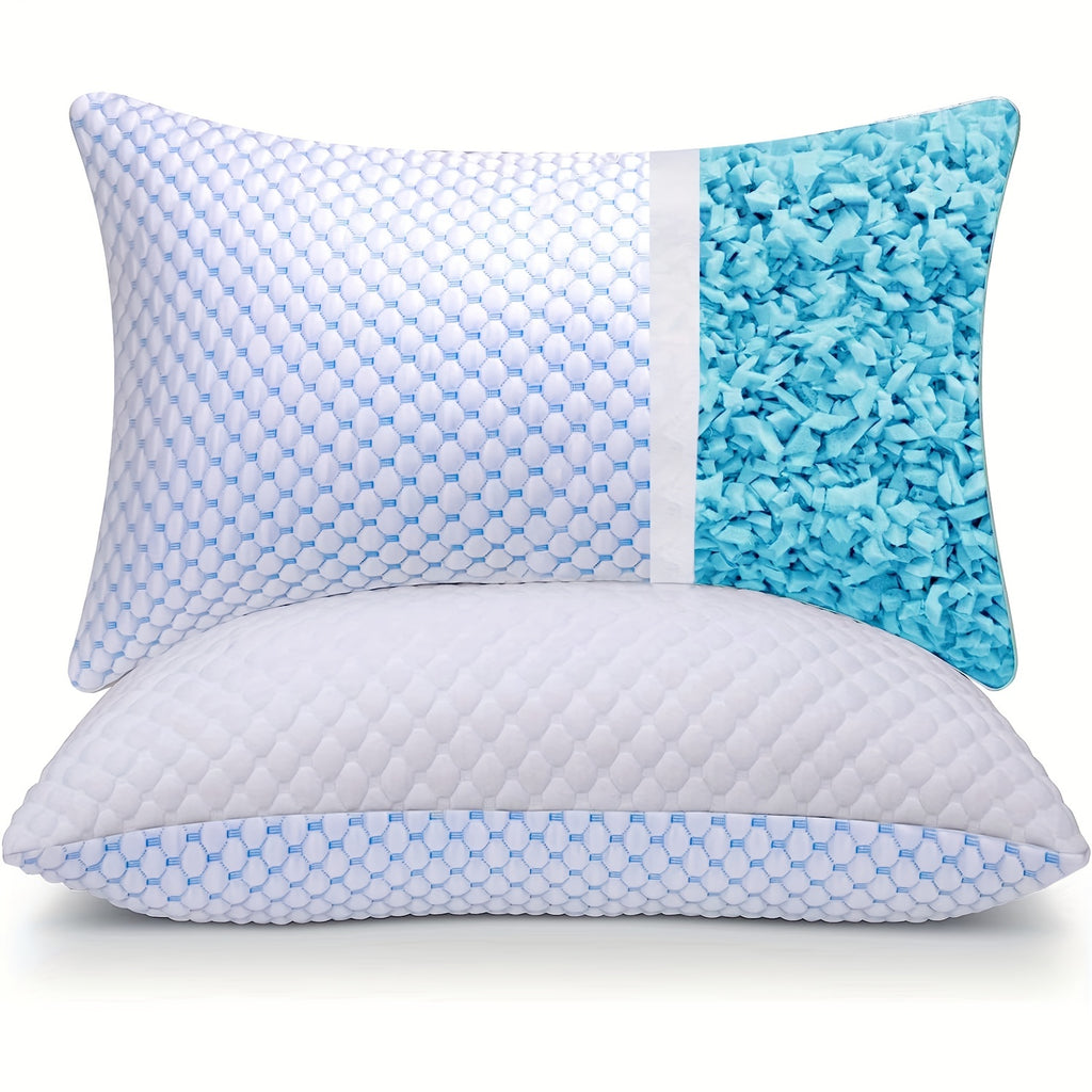 Kølepude med Memory Foam og Gel – Ergonomisk og Åndbar Komfort