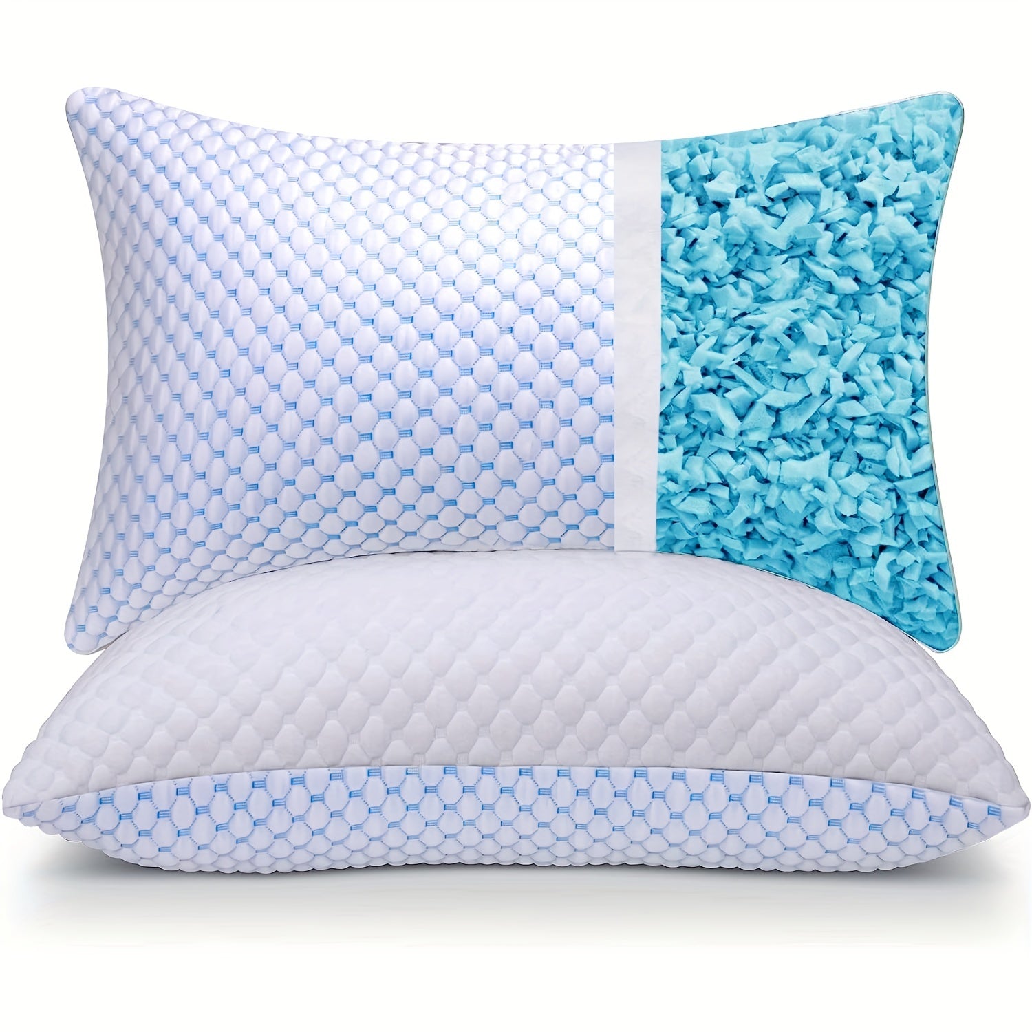 Kølepude med Memory Foam og Gel – Ergonomisk og Åndbar Komfort