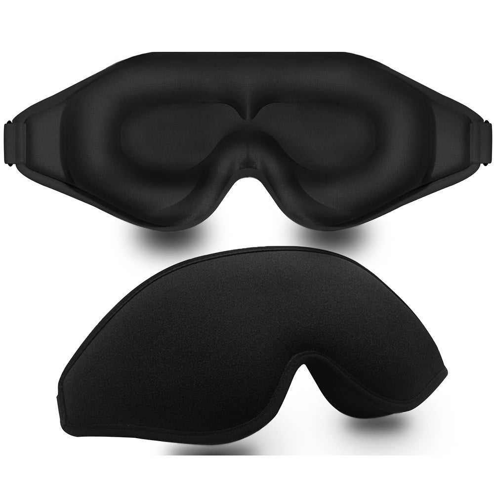 Ultra-komfortabel 3D-søvnmaske med konturer