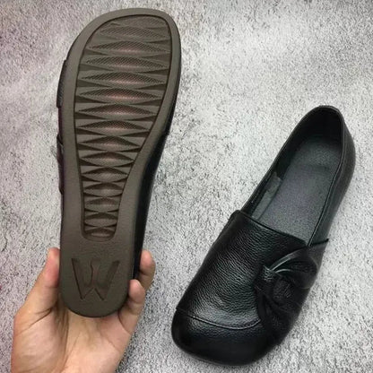 Kvinders Ægte Læder Loafers – Blød Sål, Slip-on Komfort & Stilfuld Design
